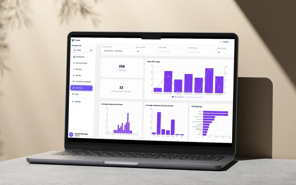 Certificate-based Staff WiFi via MDM: now live in the Purple Platform